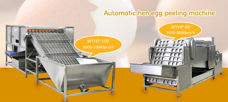 Professional Boiled Hen Egg Peeler Shelling Cooked Eggs Peeling Machine