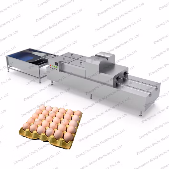 1000PCS Per H Egg Washing Drying Candler Grading Sorting Machine Line