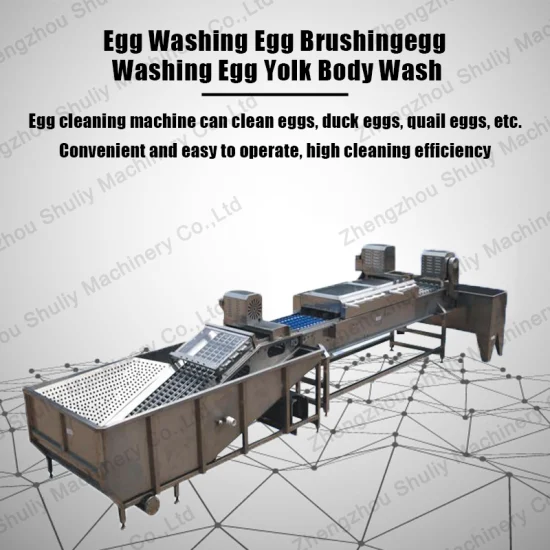 Ligne automatique de ligne de traitement des œufs Ligne de trieuse Candler de laveuse à vendre